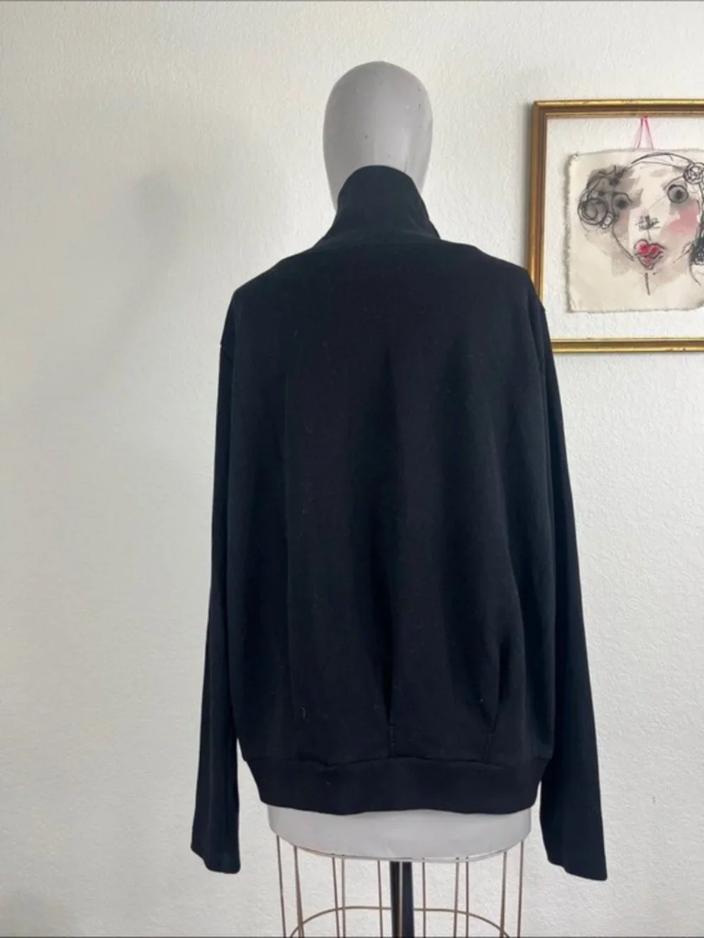 Alo Yoga Hazy Mock Neck Pullover Ribbed Sleeve Pleated Hem